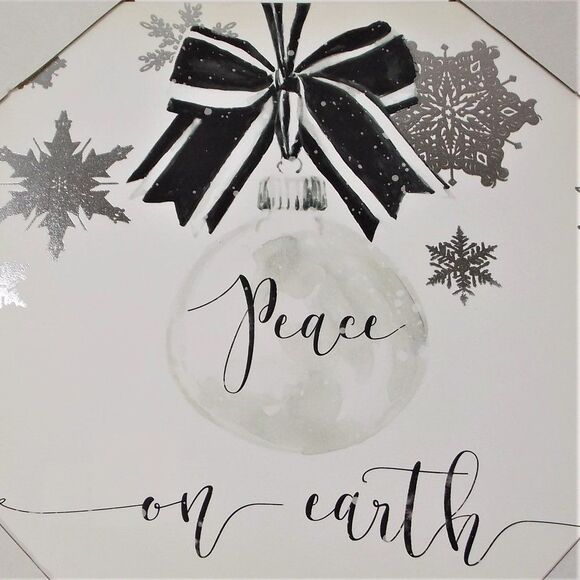 Peace On Earth Canvas Wall Art Print - Picture 2 of 3